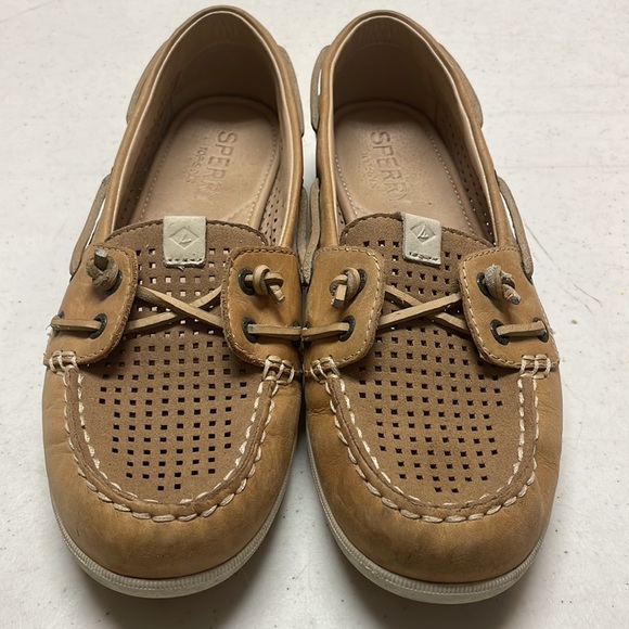 🎉HP🎉Sperry Top Sider Perforated Boat Shoes - Picture 2 of 12